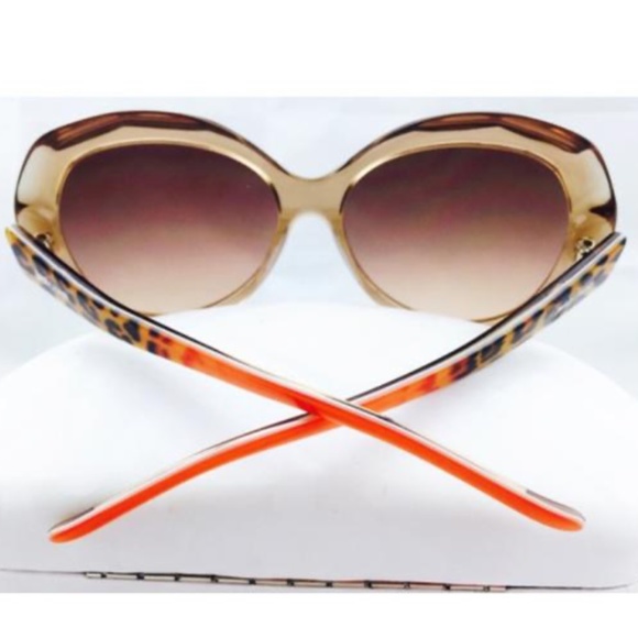 JustCavalli Beige Cat Eye Orange Leopard Rims main image 4